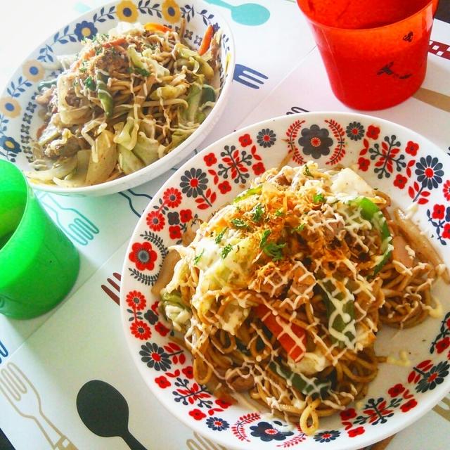 長男クッキングと夏休み課題の仕上げ