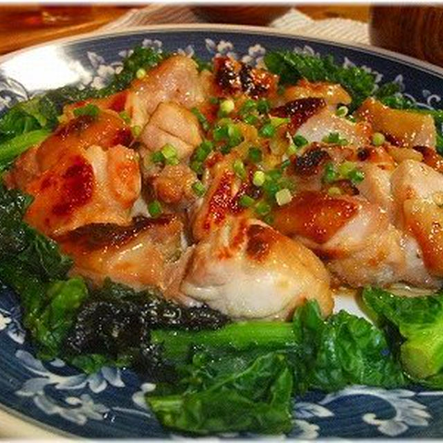 ☆鶏肉と菜の花の塩ダレ炒めetc..☆