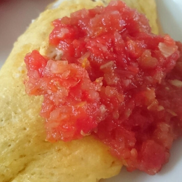 オムライス 手作りケチャップ添え