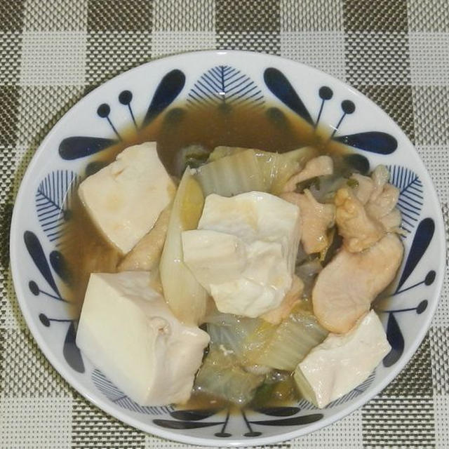 鶏胸肉の肉豆腐