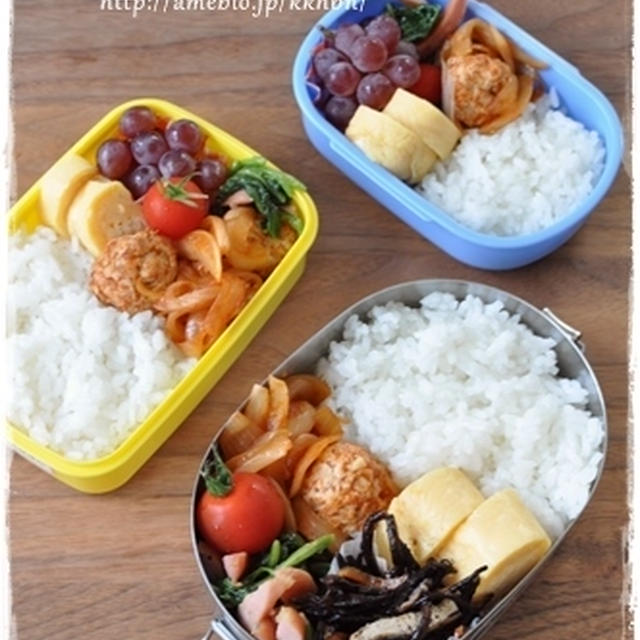 【鶏だんごのケチャップ和え弁当】