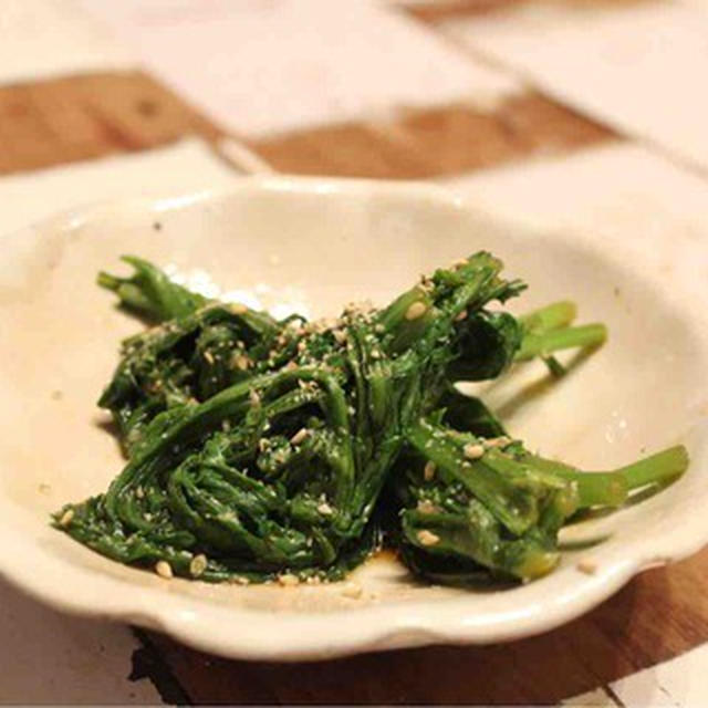 パソコンが天に召された話／【recipe】春菊のおひたし