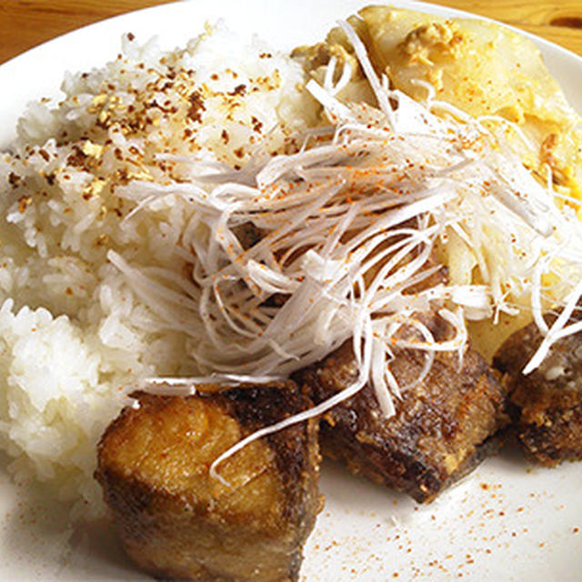 本日のワンプレートランチ〜ブリの唐揚げ