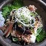 【茄子と牛のからめ蕎麦】