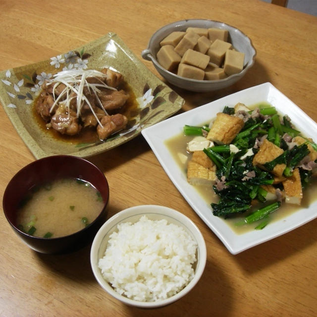 昨夜は和食で・・・
