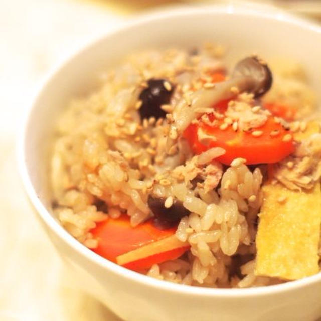 きのこたっぷり！炊き込みご飯