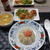 炊飯器炒飯と酸辣湯