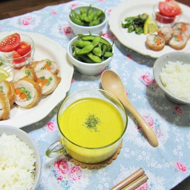 ●レシピ●簡単！手間なし♡南瓜の冷製スープ