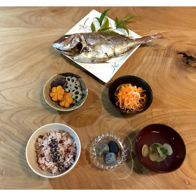 お家で お食い初め