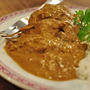 チキンのクリーミー鶏レバーカレーソース　　◆　My birthday ！！