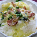 日本食研　洋食作りレシピコンテスト「ホワイトソースの素 de　簡単ドリア」