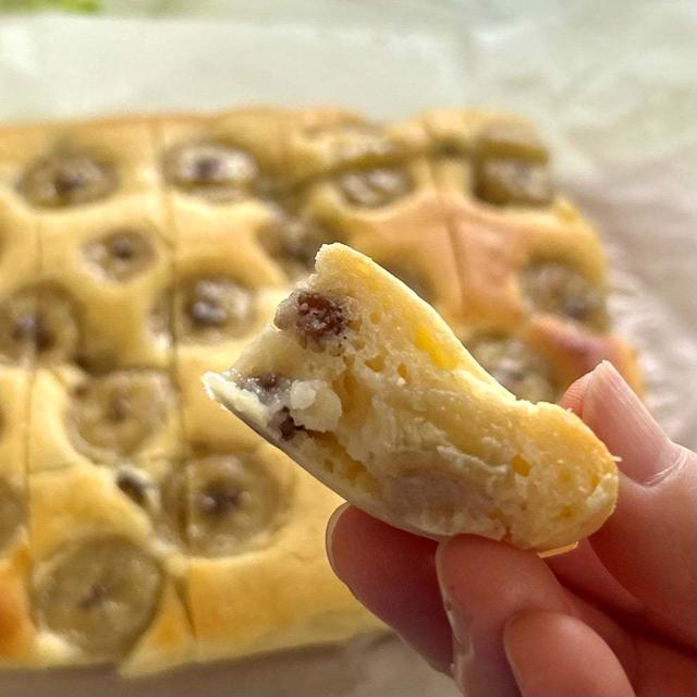 【混ぜて焼くだけ！】ヨーグルトバナナ米粉ケーキ