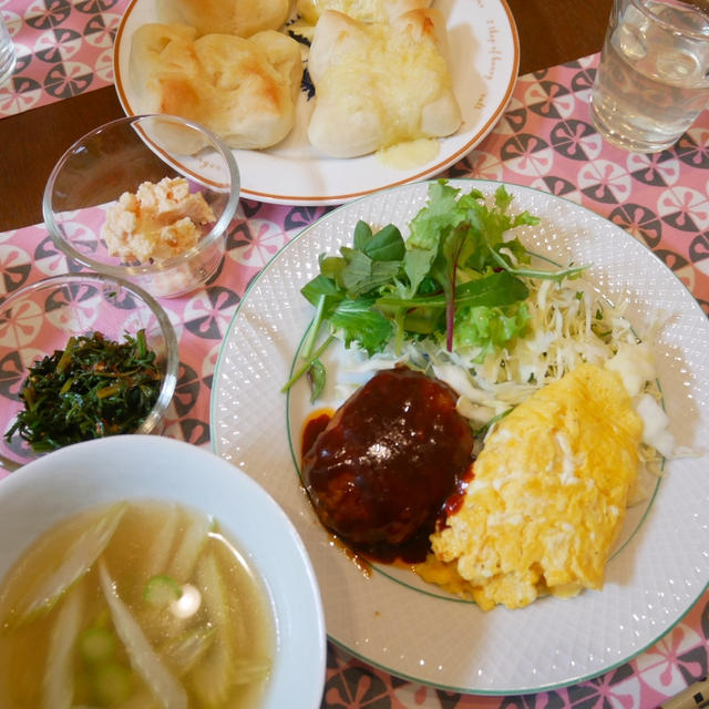 おうちパンと簡単おかず
