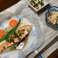 鮭のレンチン蒸しと豆腐料理尽くし by watakoさん