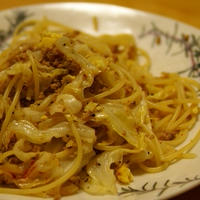 だし×オイルで春キャべツと卵の中華ぺペロンチーノ