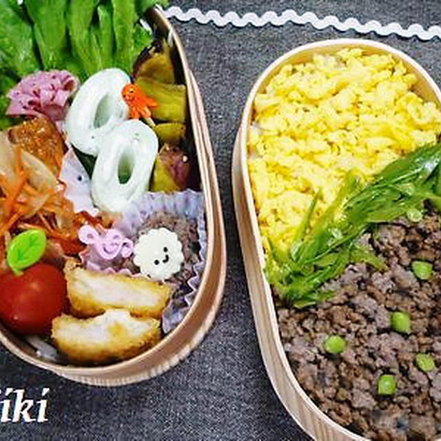 普通弁**そぼろのお弁当