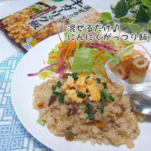 ■キッコーマン「うちのごはん　混ぜごはんの素 牛ガーリック飯」