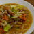 3四歩の衝撃は亭みかんにはなかったようで^^;……豚骨もつ野菜ラーメン。