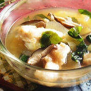 冬瓜（とうがん）と鶏ムネ肉のひんやりスープ