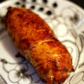 レーズンとアーモンドのロールチキン