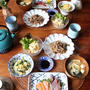 お刺身定食。副菜いろいろ。