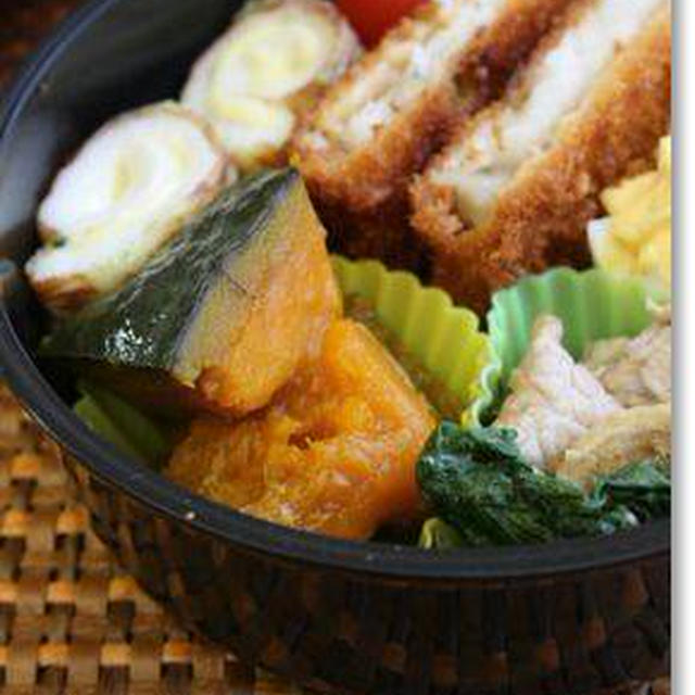 チーズ入りちくわくるくる天＆青梗菜と豚肉の甘味噌炒め