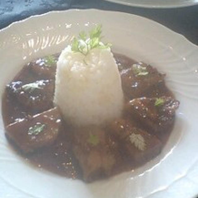 ランチ会。～洋風生姜焼きとフルーツグラタン～