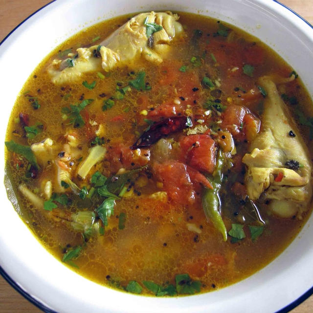 南インドのスープカレー「チキン・ラッサム」のレッスン