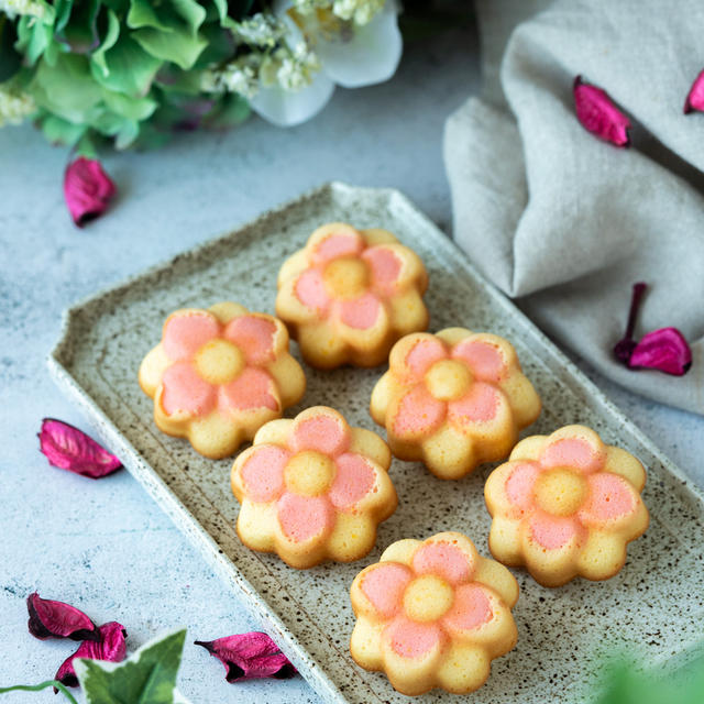 【レシピ】お花の焼き菓子