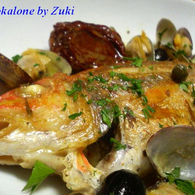 イトヨリとアサリのアクアパッツァ By Zukiさん レシピブログ 料理ブログのレシピ満載