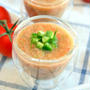 Gazpacho with Dill Cucumberディルきゅうりのせガスパチョ