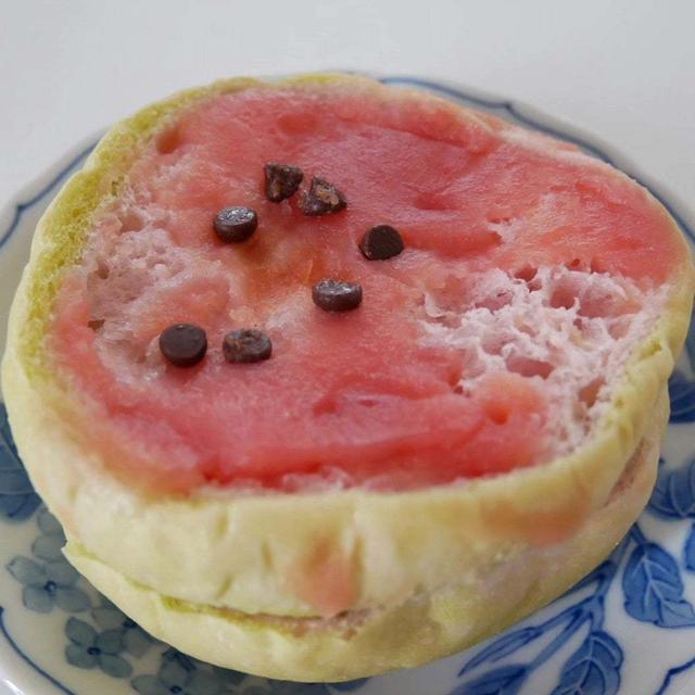チョコチップすいーか#今日のおやつはこれ