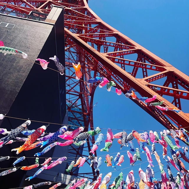 台湾祭・東京タワー鯉のぼり・深川ガラス市「東京散歩」