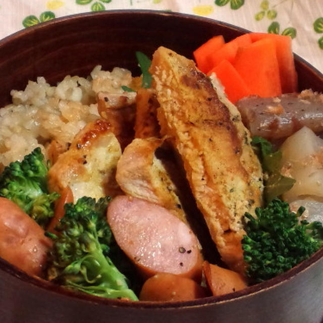 豚ロースのマヨカレーソテー弁当