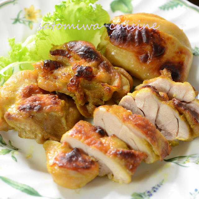 美味しく焼ける！【鶏もも肉のタンドリーチキン風】簡単＆仕上がり綺麗でビックリ☆