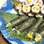 ハーフ恵方巻！そのほうが食べやすいもん♪　　　&amp;子鬼　(^O^)