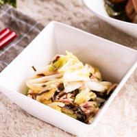 白菜とツナの塩昆布和えレシピ