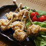 沈殿片栗粉のチューリップから揚げ