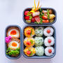 ３種のカラフルおにぎり弁当＊料理動画撮影しました