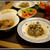 ハンバーグと洋食晩御飯。Hamburger steak and western dinner.