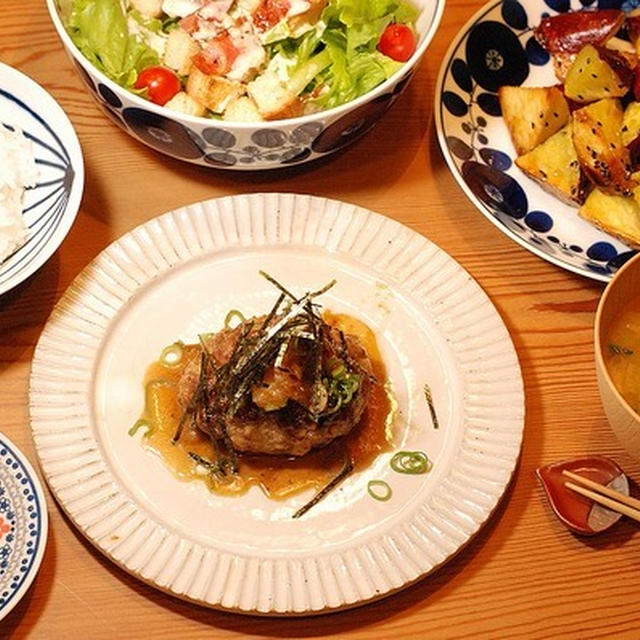 ふわふわやわらか～♡和風豆腐ハンバーグ定食【朝の起こし方】