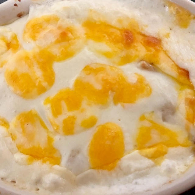 里芋と生ハムのグラタン クミンシード 失敗しない米粉を使ったホワイトソースレシピ