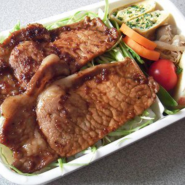 豚丼弁当。サラリーマン川柳