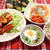 鮭フライ とろろ蕎麦 おにぎり と お誕生日