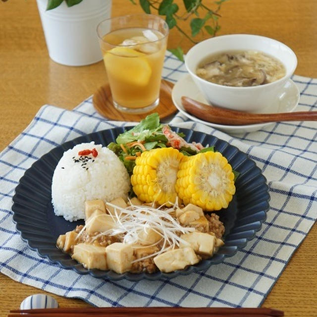 麻婆豆腐をカフェ風に！