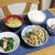 れんこんと豚肉のカレー炒めとほうれん草とベーコンのソテーともやしのごま酢でうちごはん（レシピ付）