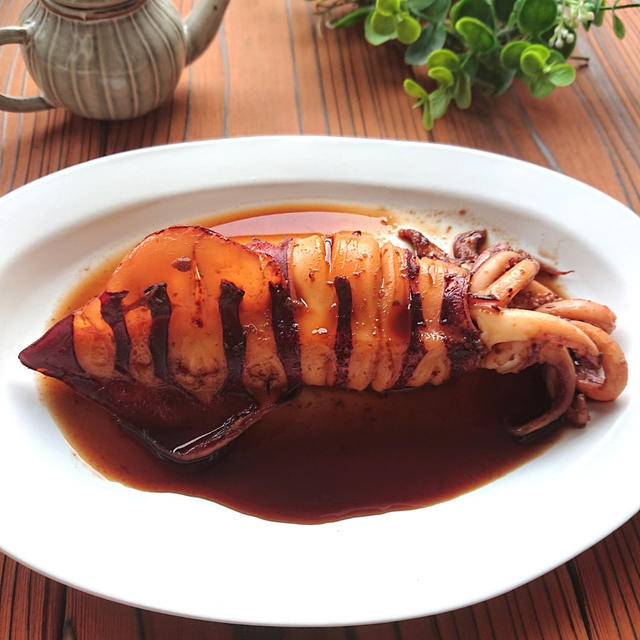 お祭り気分♪イカ焼き（イカの姿焼き、イカの丸焼き）