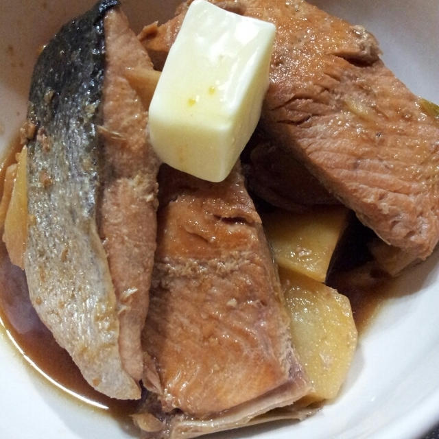 鮭とジャガイモのバター煮