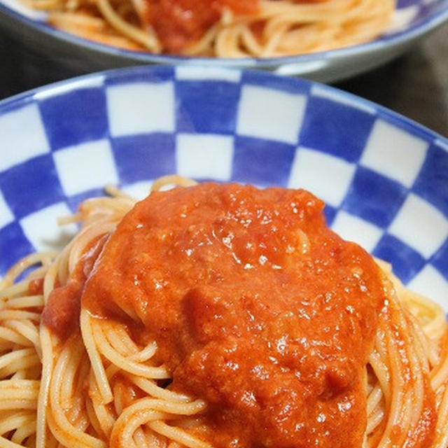 5月2日　　辛い トマトの パスタ