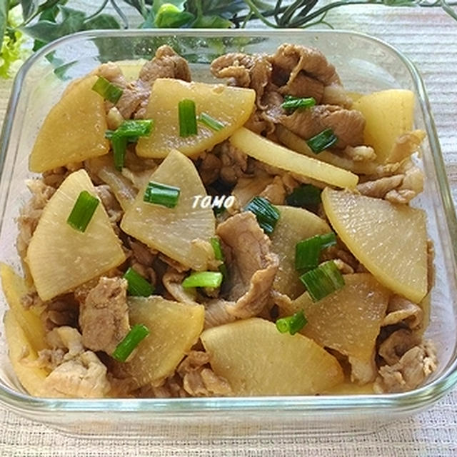 つくりおきにも♪大根と豚肉の甘辛炒め煮